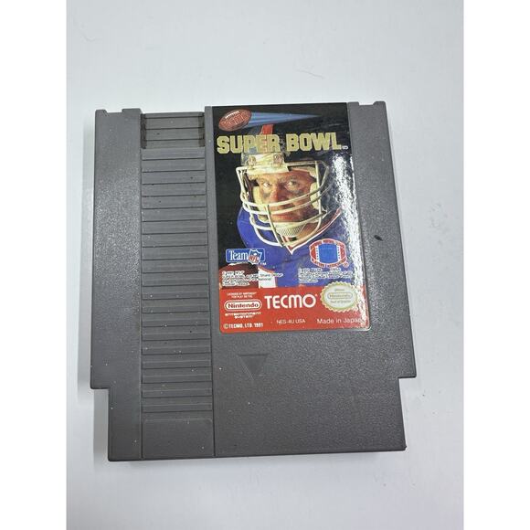 Tecmo Super Bowl Nintendo NES Game Tested Working - Picture 1 of 3